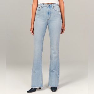 Abercrombie Vintage High Rise Flare Jeans